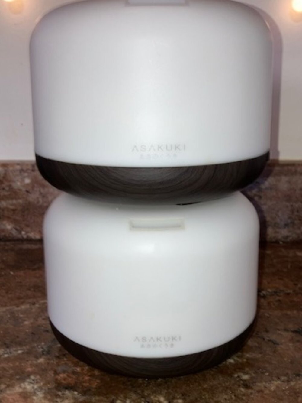 TWO ASAKUKI Essential Oil Diffuser's 500ml Aromatherapy Humidifier EUC